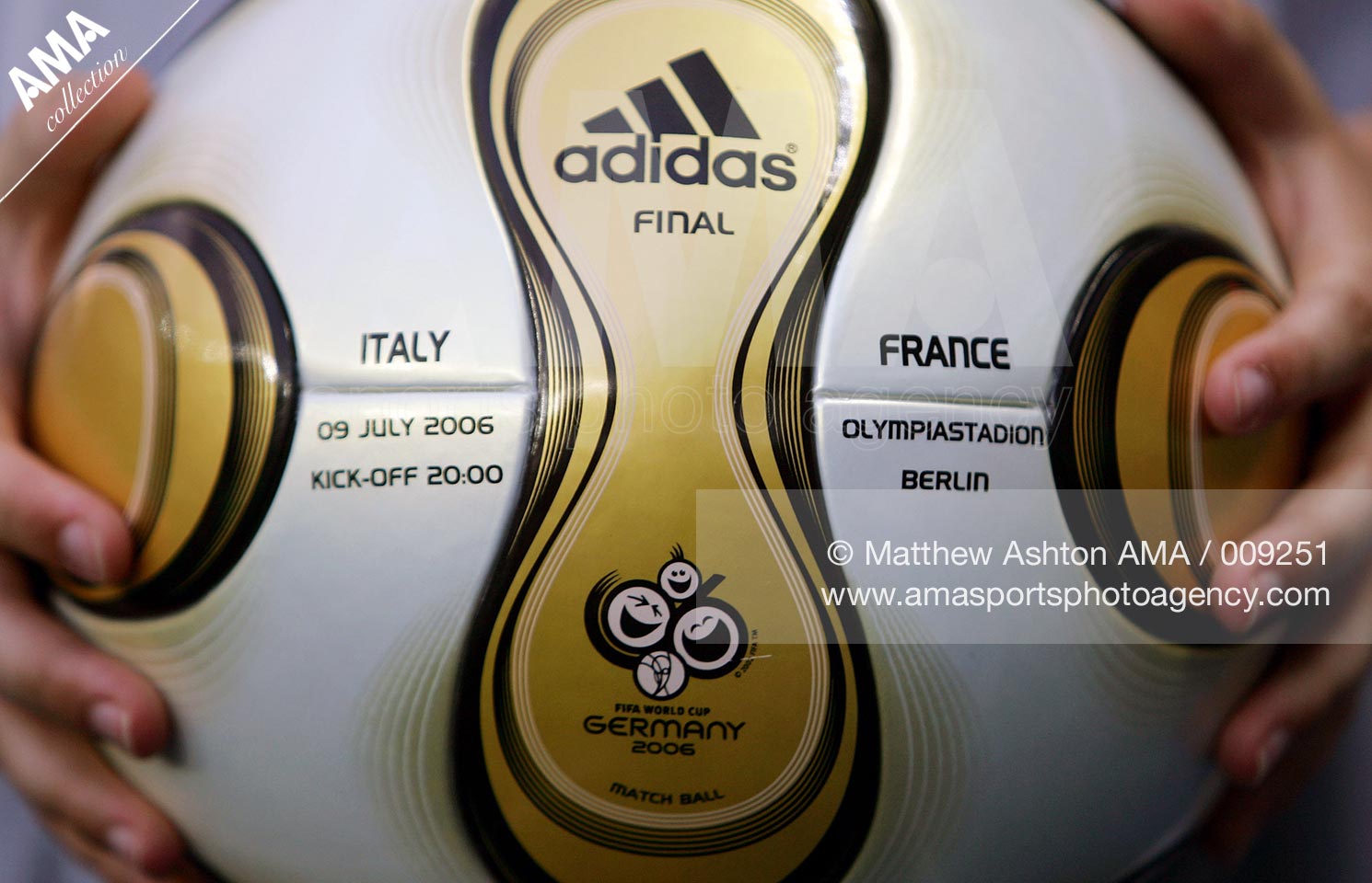 09 July 2006 - FIFA World Cup 2006 - Final - Italy v France - The Adidas World Cup Final match ball
